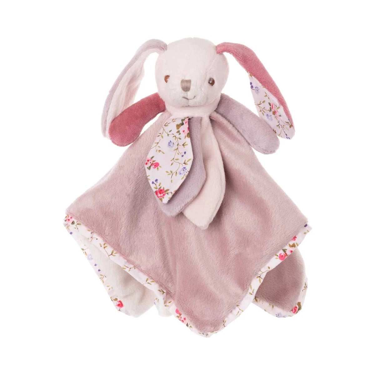 Bibi knuffeldoekje konijn van Bukowski Sweden met bloemenprint voor baby's vanaf de geboorte