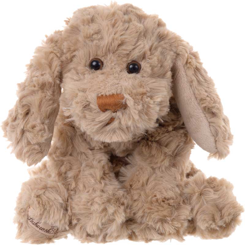 Buddy knuffelpuppy 25 cm van Bukowski Sweden met zachte krulvacht en flaporen