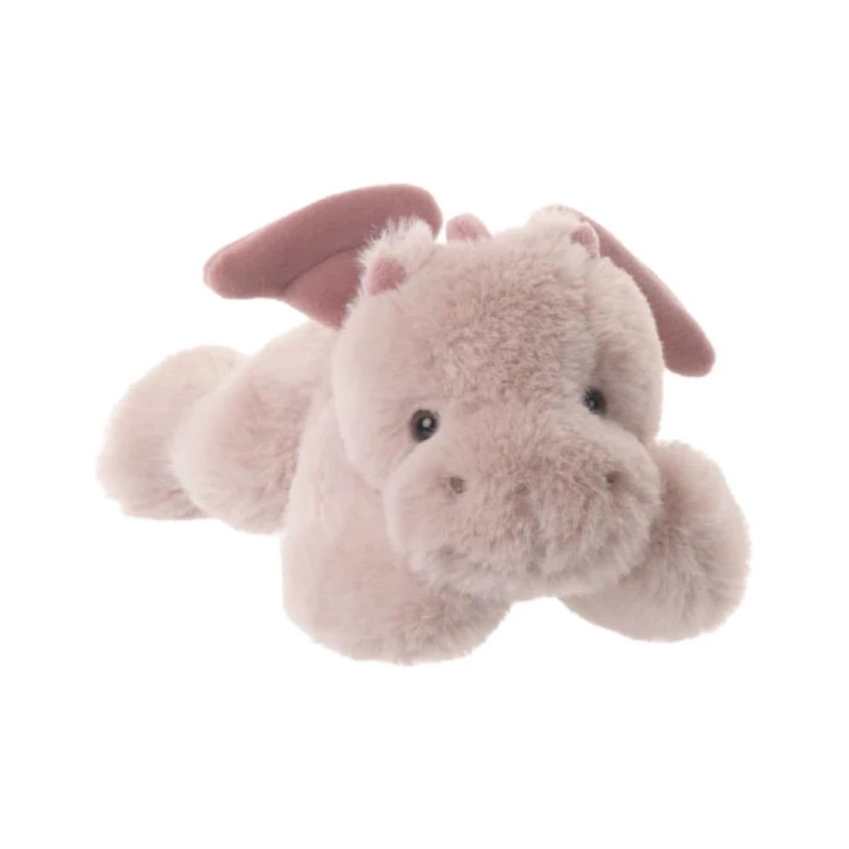 Little Drago Roze knuffeldraak van Bukowskiknuffels. 18 cm.l