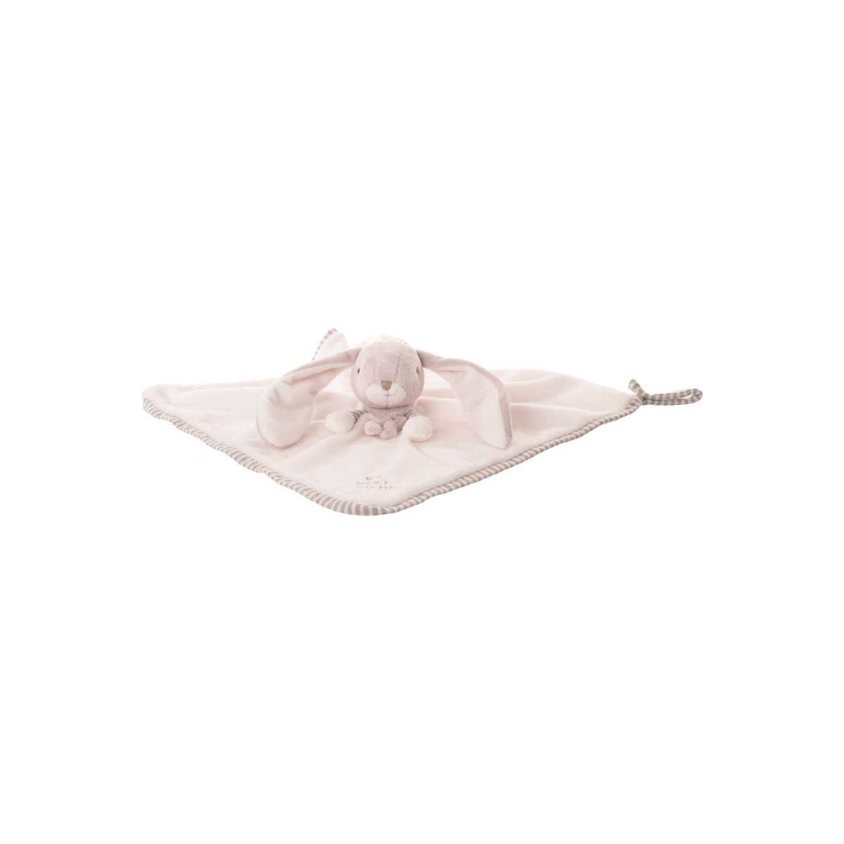 Uitgevouwen knuffeldoekje Lucian wit incl speenhouder