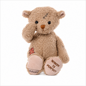 Nobody_s-Perfect-teddybeer-beige-vooraanzicht-Bukowskiknuffels.nl