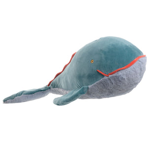 The Great Humphrey XL walvis knuffel van Bukowski Sweden – 60 cm, zijaanzicht