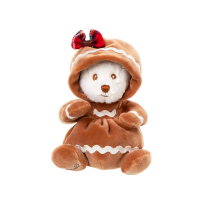 Ziggy Gingerbread, knuffelbeertje als peperkoekvrouwtje