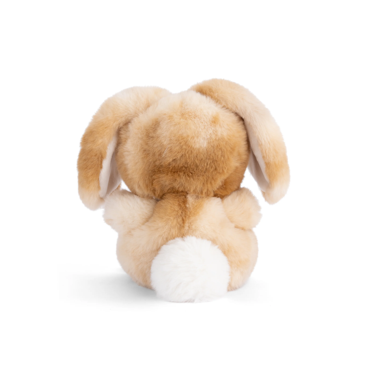 Ziggy Winter Rabbit Caramel knuffelbeertje in een winterkonijnenpakje van Bukowski Sweden – 15 cm achteraanzicht