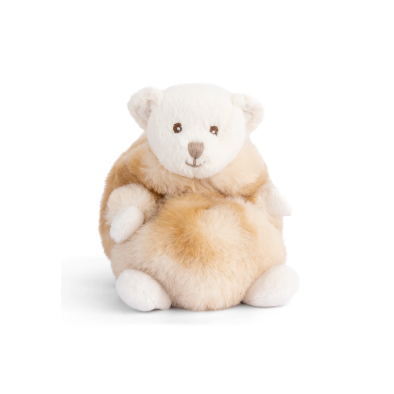 Ziggy Winter Rabbit Caramel knuffelbeertje in een winterkonijnenpakje van Bukowski Sweden – 15 cm vooraanzicht