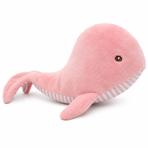 Baby Echo lichtroze walvisknuffel van Bukowski Sweden – 15 cm