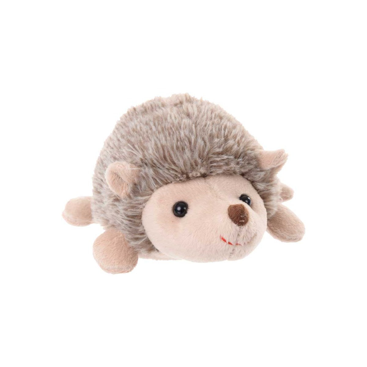Baby Hubert liggend, knuffelegeltje van Bukowskiknuffels.nl