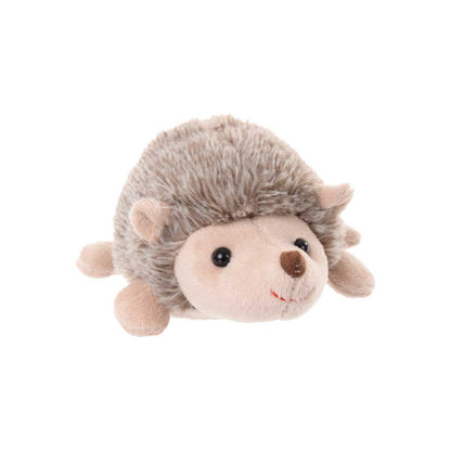 Baby Hubert liggend, knuffelegeltje van Bukowskiknuffels.nl