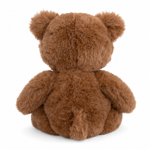 Bukowski Sweden Baby Ranger teddybeer bruin zachte knuffel, achteraanzicht