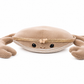 Claude krab knuffel met Bretonse streepjes en beanbag-vulling van Bukowski Sweden – 15 cm gezichtje