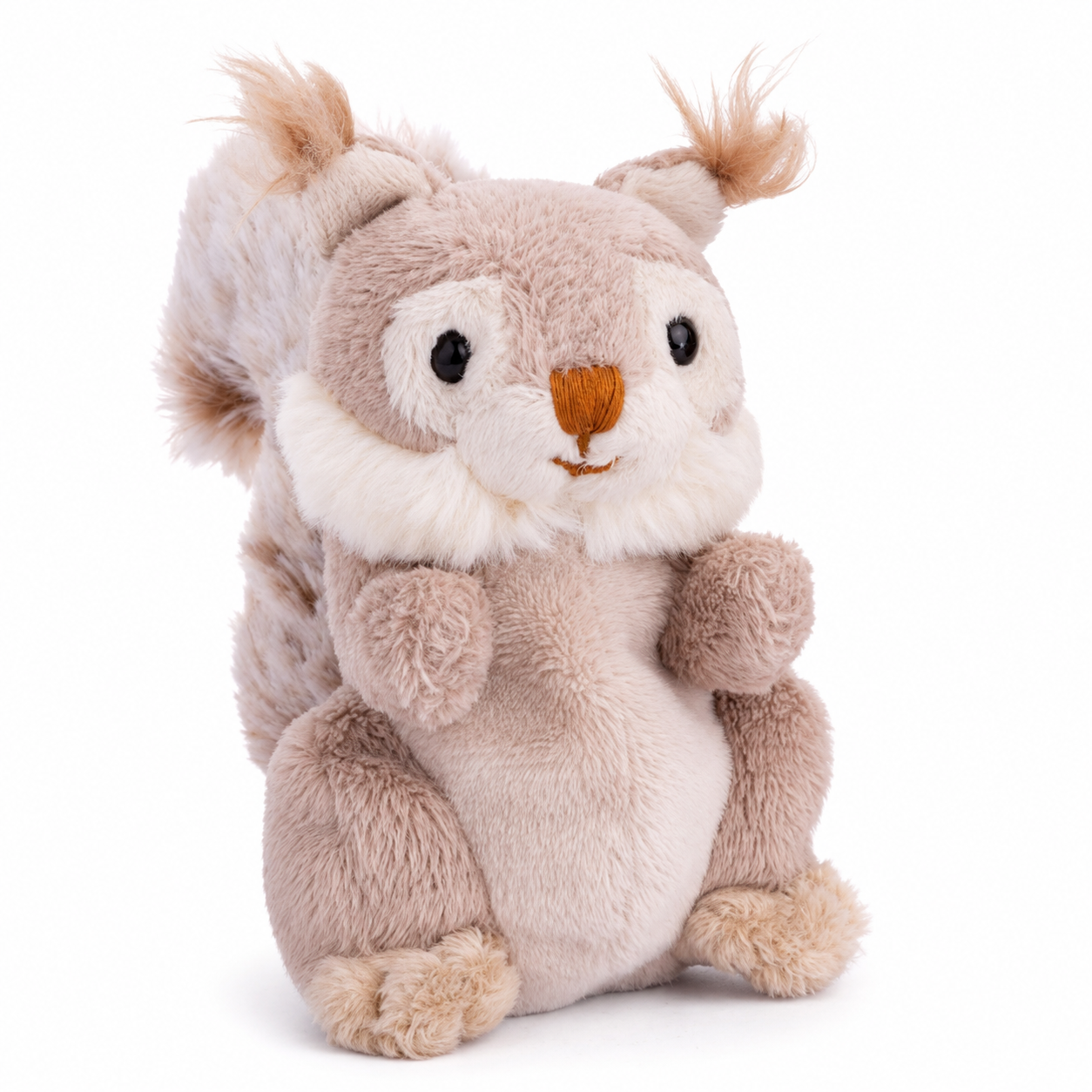 Wiggles Eekhoorn Bag Charm 10 cm van Bukowski Sweden, beige
