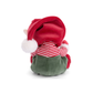 Ziggy Kerstelfje Groen kerstknuffel 15 cm van Bukowski Sweden in groen elfenpak met rode kerstmuts achteraanzicht
