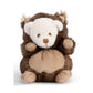 Ziggy Brunis Eekhoornknuffel van Bukowski Sweden – 15 cm, vooraanzicht, capuchon af