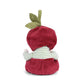 Ziggy Cherry Knuffelbeertje in kersenpakje van Bukowski Sweden – 15 cm, achterkant