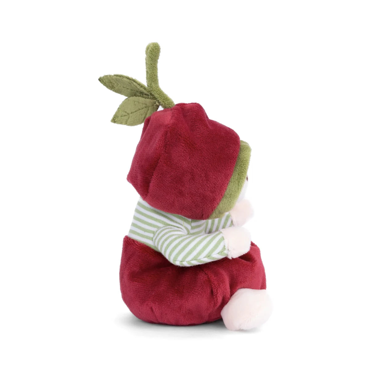 Ziggy Cherry Knuffelbeertje in kersenpakje van Bukowski Sweden – 15 cm, zijkant