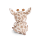 Ziggy Giraf knuffelbeertje in crème beige giraffenpakje, achteraanzicht