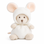 Ziggy Mousy Wit Knuffelmuisje van Bukowski Sweden – 15 cm
