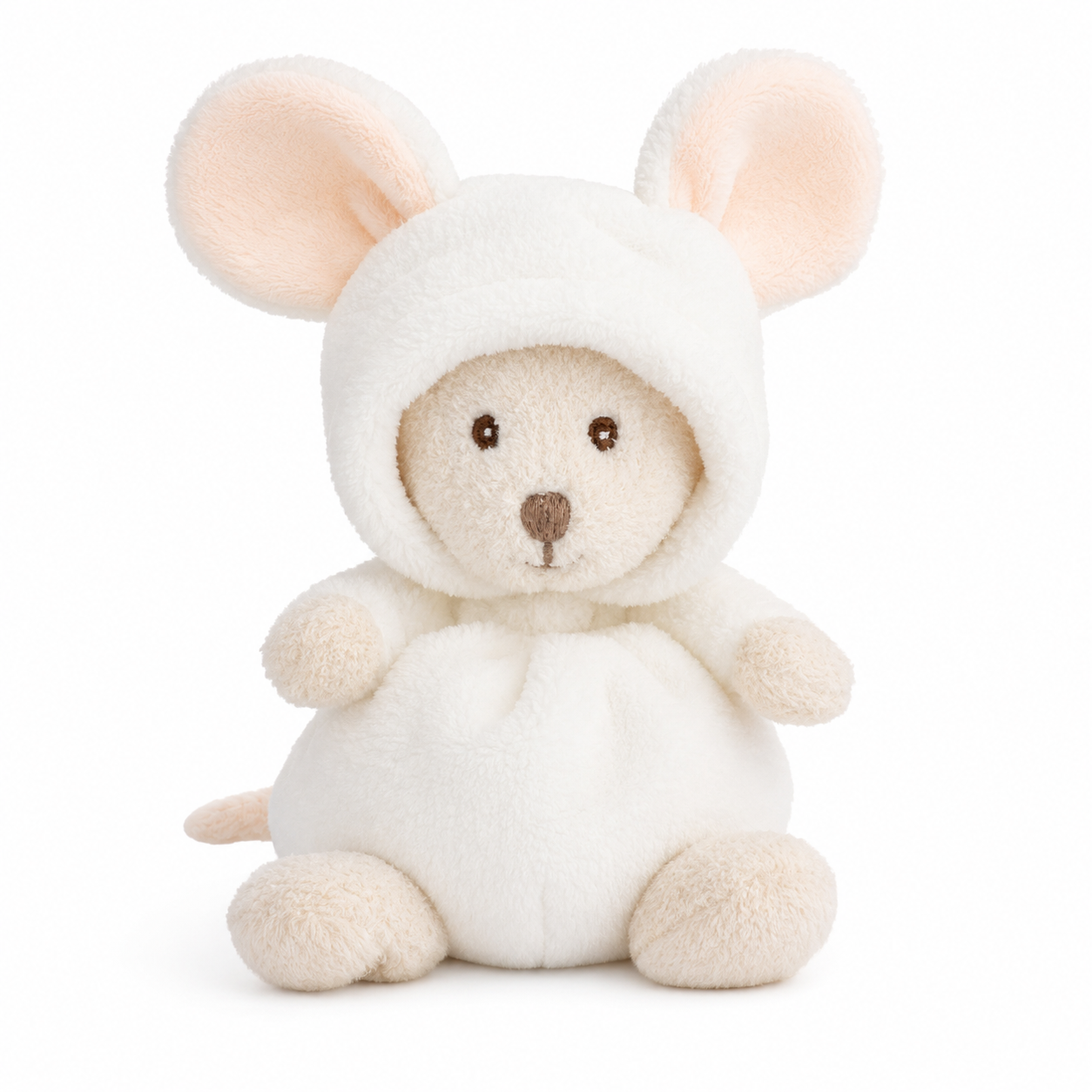 Ziggy Mousy Wit Knuffelmuisje van Bukowski Sweden – 15 cm