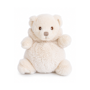 Ziggy Natural Beige knuffelbeertje in een naturel konijnenpakje van Bukowski Sweden – 15 cm, vooraanzicht