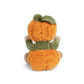 Ziggy Pumpkin knuffelbeertje in een pompoenpakje van Bukowski Sweden – 15 cm, achterkant