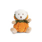 Ziggy Pumpkin knuffelbeertje in een pompoenpakje van Bukowski Sweden – 15 cm, vooraanzicht