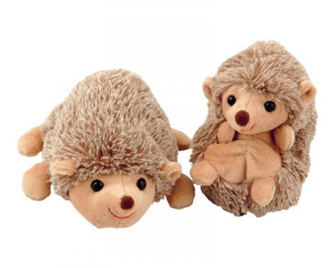 Pluche knuffel egel Hubert Liggend