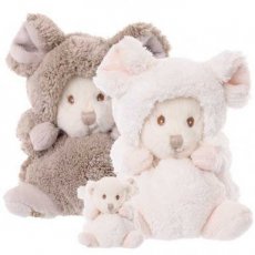 Verkleed knuffelbeertje Ziggy muis wit Verkleed knuffelbeertje Ziggy muis wit